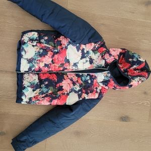 North face girls reversible down jacket